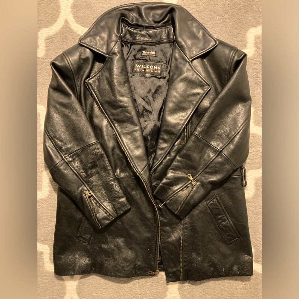 Vintage Black Leather Jacket